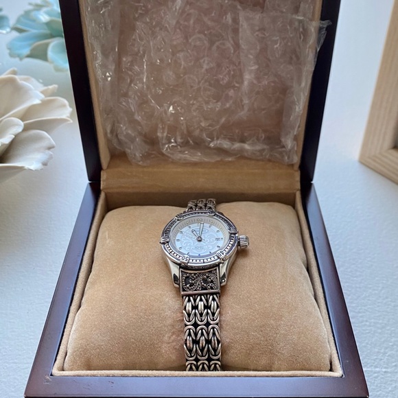 Lois Hill silver and steel bracelet watch - Picture 1 of 11